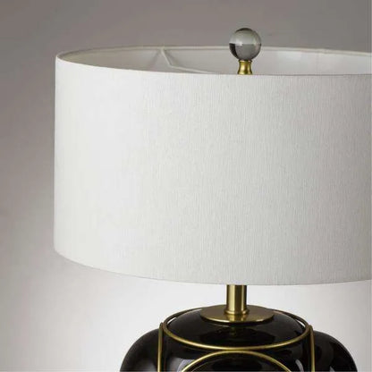 Andrew Martin Bubble Table Lamp, Black