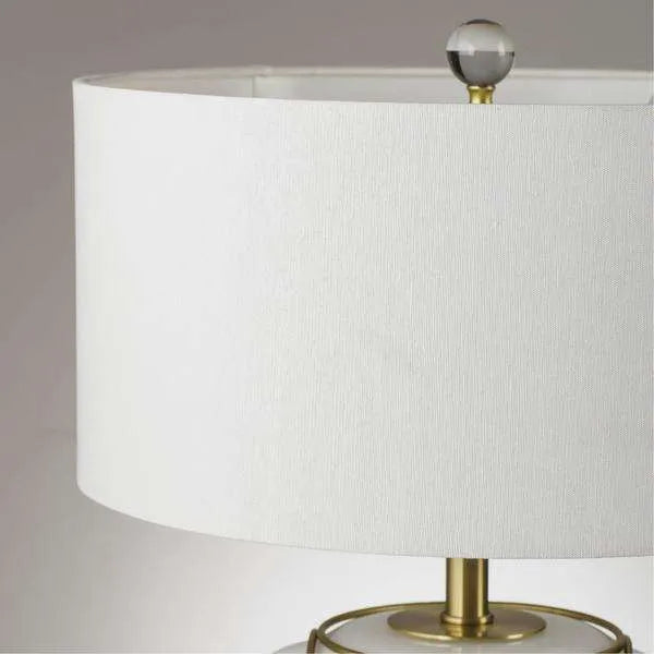 Andrew Martin Bubble Table Lamp, White